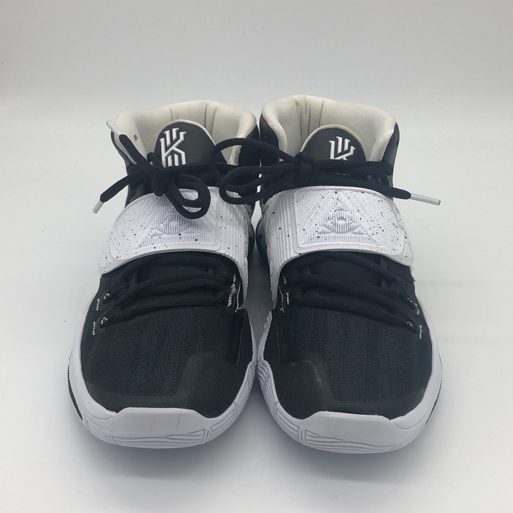 Nike Men's Kyrie 6 Team Basketball Shoes Black White CK5869-002 2020 9.5 - Picture 4 of 11